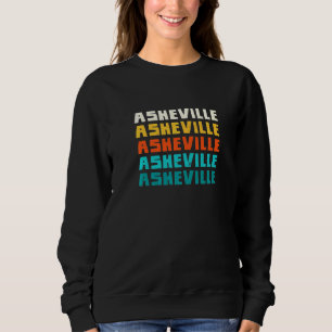 Sudadera Asheville North Carolina Vintage Nc Retro Collecti