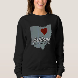Sudadera ASHLAND Ohio OH Ciudad Estado EE. UU. Recuerdo A