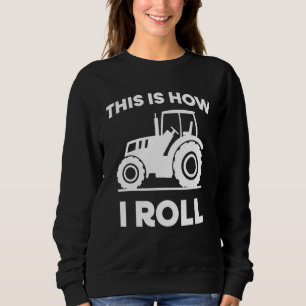 Sudadera Así Es Como Giro El Equipo De Tractor Y Granja