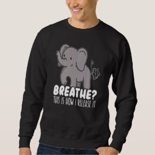Sudadera Así Es Como Lo Lanzé Animal Zoológico Elephant Far