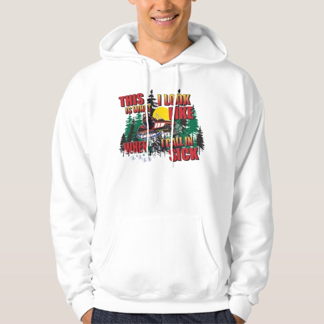 Sudadera Así es como me veo cuando llamo a Enfermo (Anverso)
