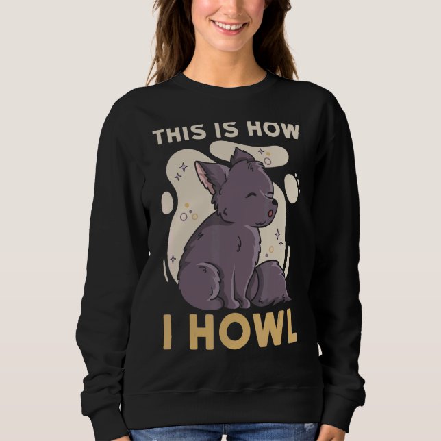 Sudadera Así Es Como Puedo Citar A Un Experto Lobo (Anverso)