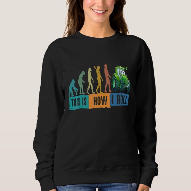Sudadera Así es como Rueda Tractor Ranchero Agricultores Gr (Anverso)