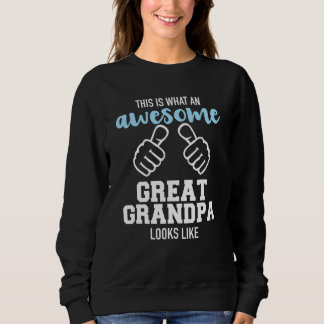 Sudadera Así es como se ve un increíble abuelo