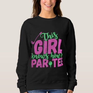 Sudadera Así Es Como Trato El Gracioso Carro De Golf Retro