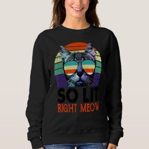 Sudadera Así Que Ligit Derecha Meow Techno Edm Rave Dj Fies