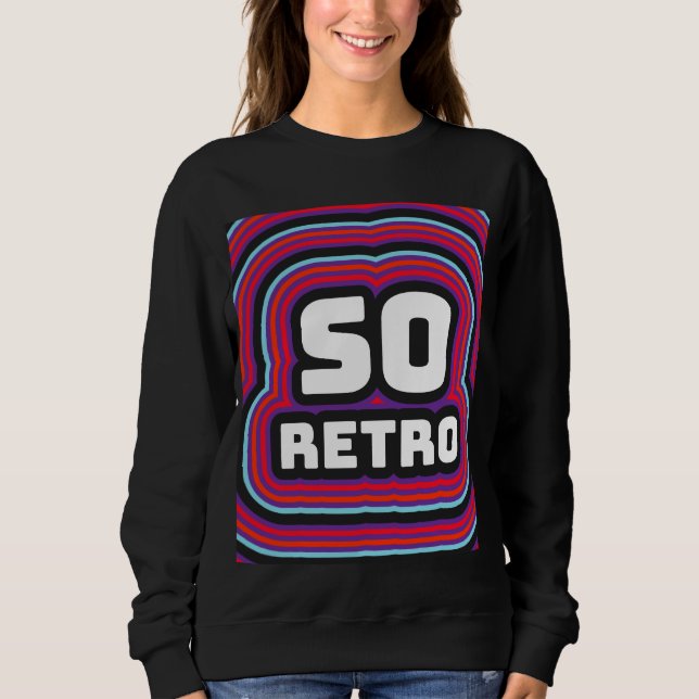 SUDADERA ASÍ RETRO T-SHIRTS DE LOS AÑOS 1970 (Anverso)