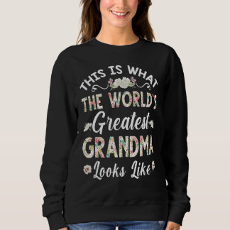 Sudadera Así se ve la abuela más grande del mundo
