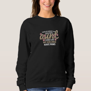 Sudadera Así Se Ve Una Tía Increíble Como Paw Siblin