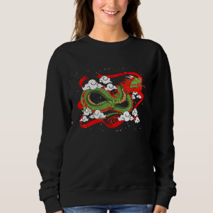 Sudadera Asia China: Matiz de creatura de fantasía animal