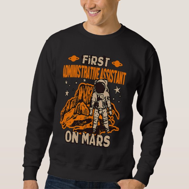 Sudadera Asistente Administrativo Astronauta (Anverso)