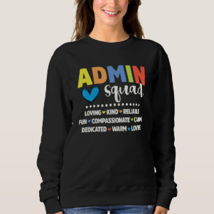 Sudadera Asistente Administrativo Escolar Equipo Principal