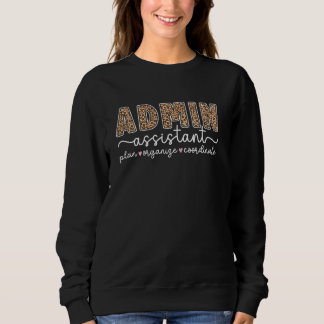 Sudadera Asistente Administrativo Leopard Asistente Adminis