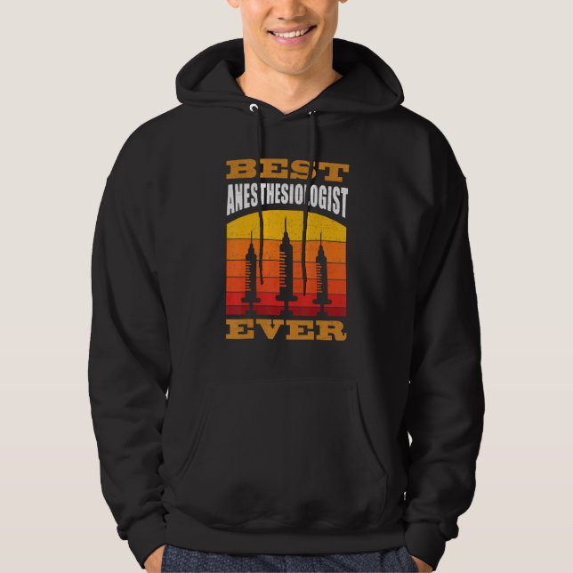 Sudadera Asistente de anestesiólogo Anestesiología Anestes (Anverso)