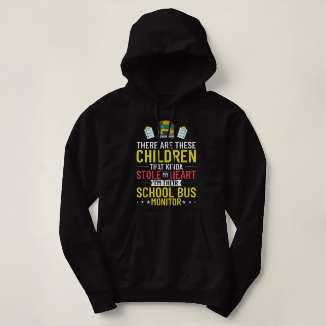 Sudadera Asistente de Auxiliar de Auxiliar de Autobús Escol (Diseño del anverso)