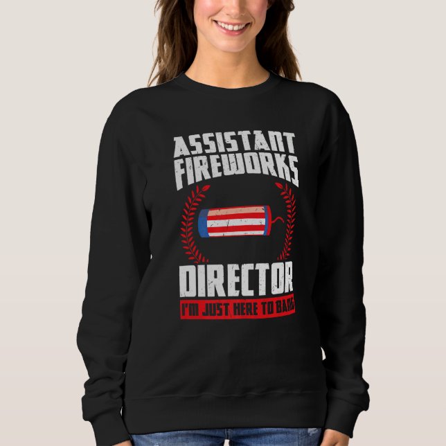 Sudadera Asistente de director de fuegos artificiales I m B (Anverso)