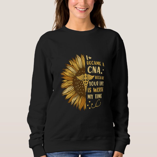 Sudadera Asistente de Enfermería certificado Cna Nurse Sunf (Anverso)
