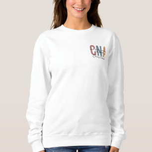 Sudadera Asistente de Enfermería certificado retro de CNA p