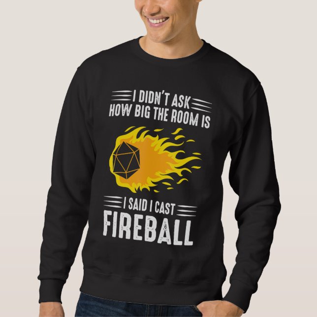 Sudadera Asistente de Fireballs Sorcerer (Anverso)