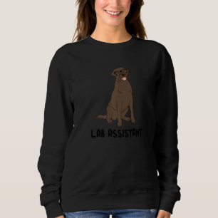 Sudadera Asistente de laboratorio Labrador Retriever de cho