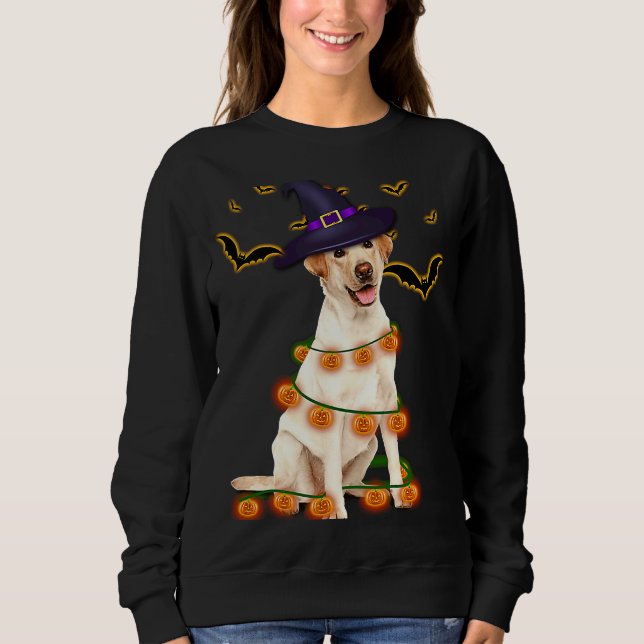 Sudadera Asistente de Labrador Gorra Luz de árbol Salón Fie (Anverso)