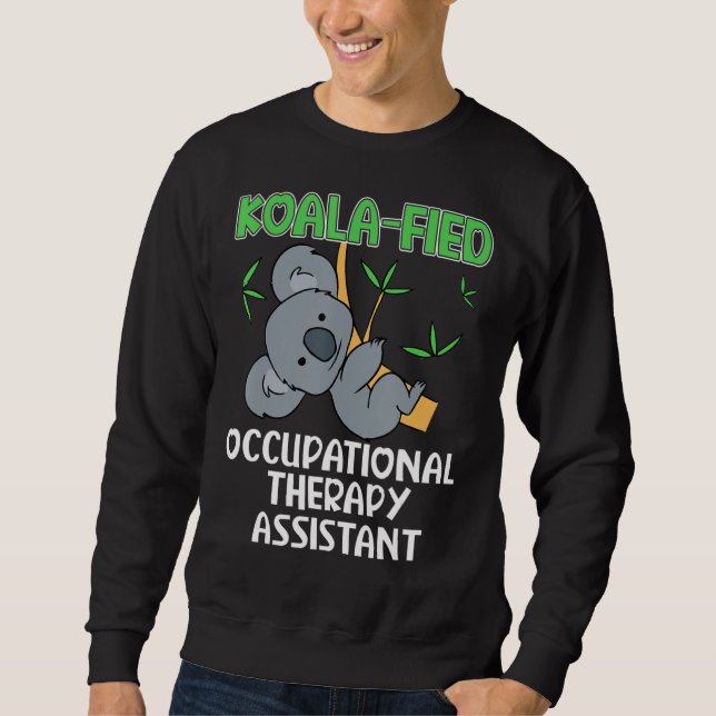 Sudadera Asistente de Terapia Ocupacional Koala Lindo (Anverso)