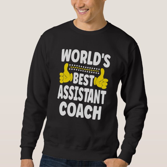 Sudadera Asistente del Entrenador Asistente del Título del  (Anverso)