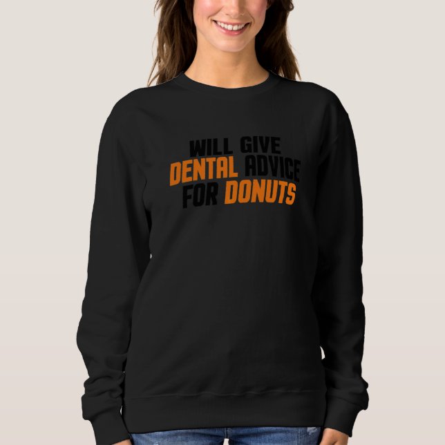 Sudadera Asistente Dental Dentista  Dará Consejo Dental (Anverso)