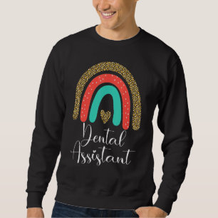 Sudadera Asistente Dental Leopardo Asistente Rda Dentista