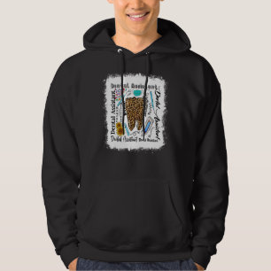 Sudadera Asistente dental Tipografía Leopardo Teeth Dental