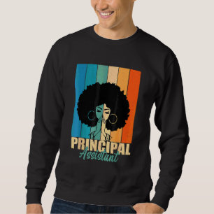 Sudadera Asistente Director Afro Título de Empleo Trabajado