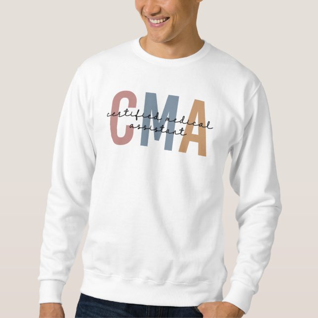 Sudadera Asistente Médico Certificado por CMA (Anverso)