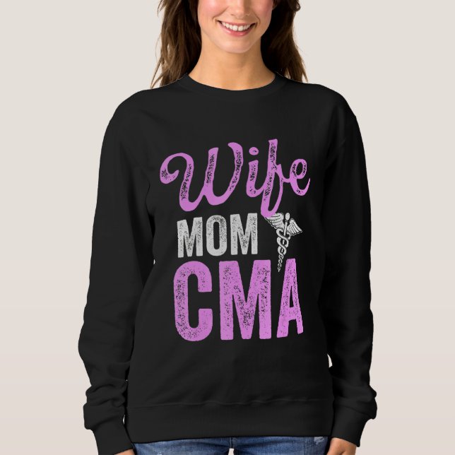 Sudadera Asistente Médico Certificado por Cma (Anverso)