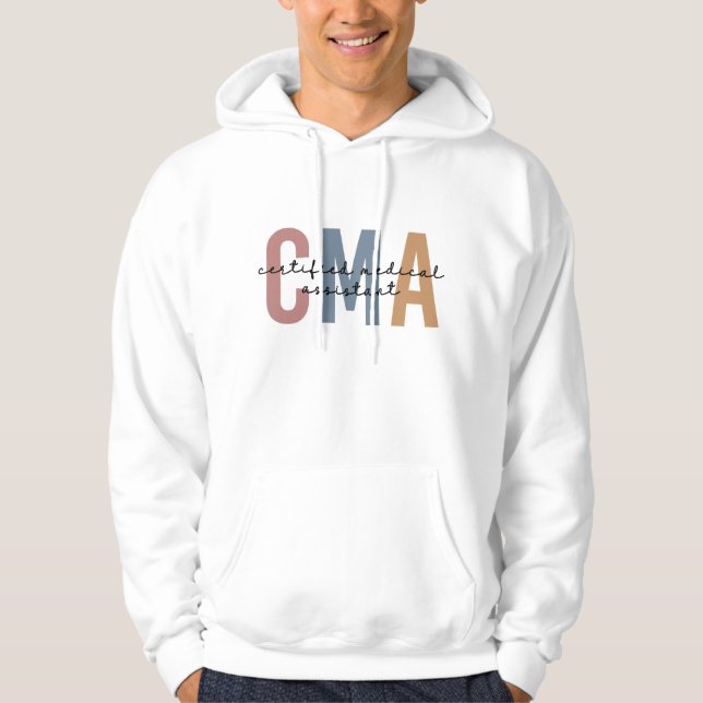 Sudadera Asistente Médico Certificado por CMA (Anverso)