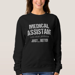 Sudadera Asistente Médico como otras profesiones