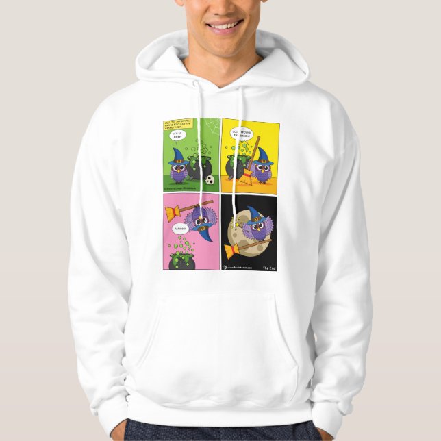 Sudadera Asistente para aprendices - Cómic de limpieza (Anverso)