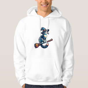 Sudadera Asistente para gatos Halloween Bruja Mystical Cat 