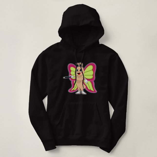 Sudadera Asistente para mariposa varita mágica (Diseño del anverso)