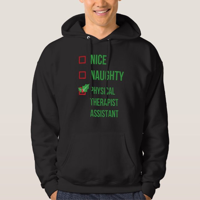 Sudadera Asistente Terapéutico Funny Pajama Christma (Anverso)