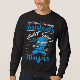 Sudadera Asistentes de Enfermería Certificados Ninjas del T