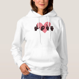 Sudadera ASL Amor IV - Día de San Valentín