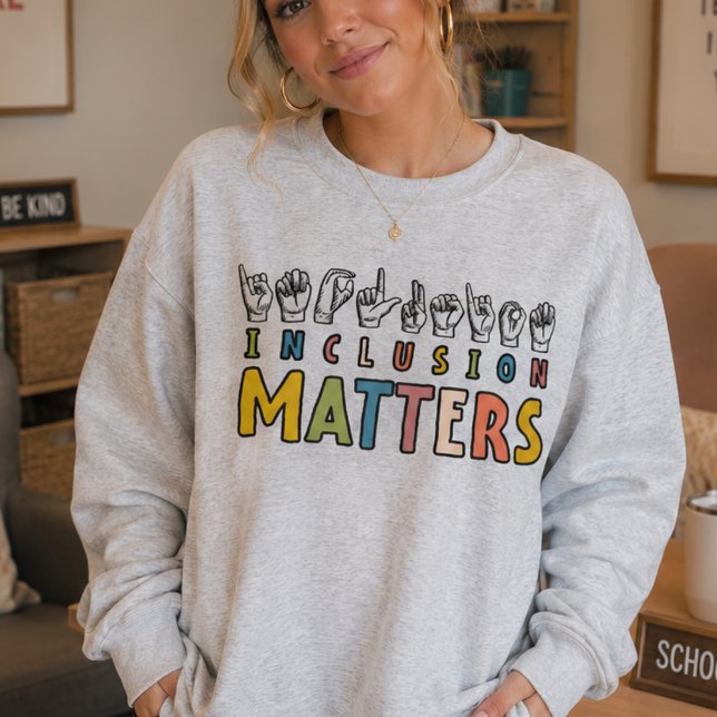 Sudadera ASL, Autism Awareness Teach SPED (Subido por el creador)