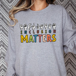 Sudadera ASL, Autism Awareness Teach SPED