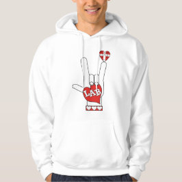 Sudadera ASL I Love YOU Rótulo LAB (LABORATORIO)