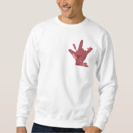 Sudadera ASL ILY Design - Love Wounded But Still Strong
