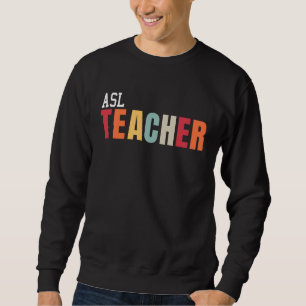 Sudadera ASL La Vida De Los Maestros De Vuelta A La Escuela