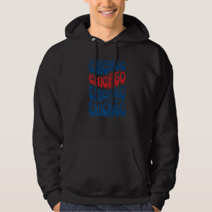 Sudadera Asombroso Chicago Illinois Groovy Retro 60 Styl de