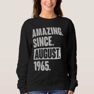 Sudadera Asombroso desde agosto de 1965 57 años 57º nacimie