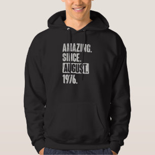 Sudadera Asombroso desde agosto de 1976 46 años de edad 46