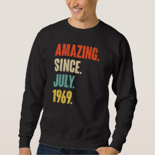 Sudadera Asombroso desde julio de 1969 53 años de edad